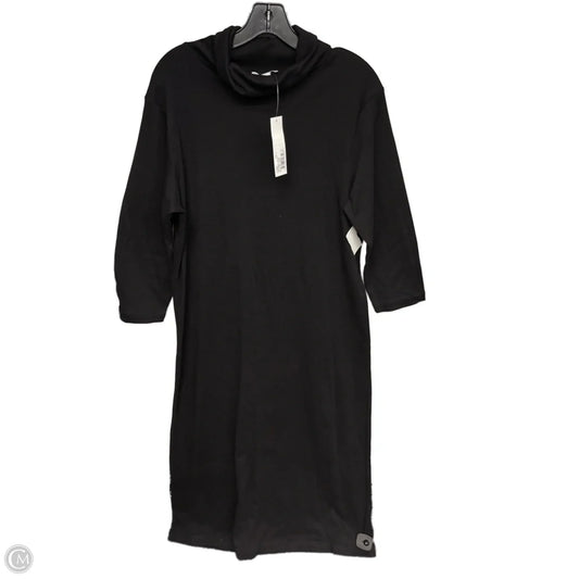 Dress Casual Maxi By Joan Vass In Black, Size: 2