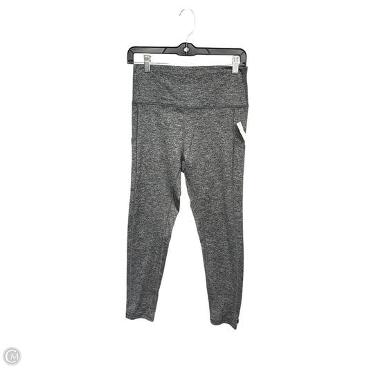 Athletic Leggings By Aerie In Grey, Size: L