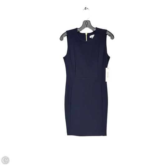 Dress Work By Calvin Klein In Navy, Size: 6