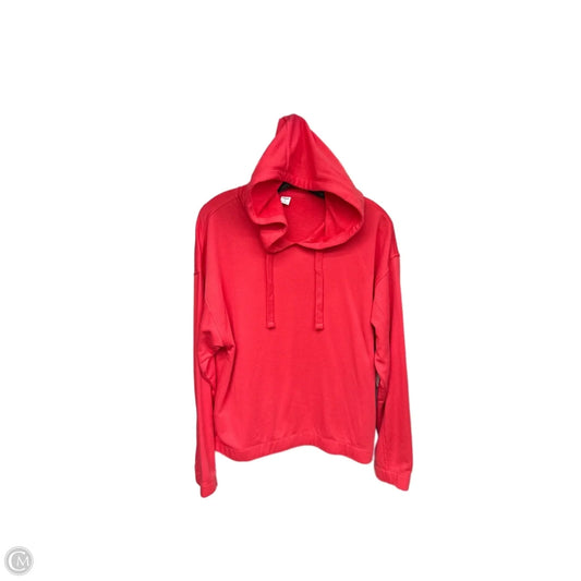 Athletic Sweatshirt Hoodie By Old Navy In Red, Size: M