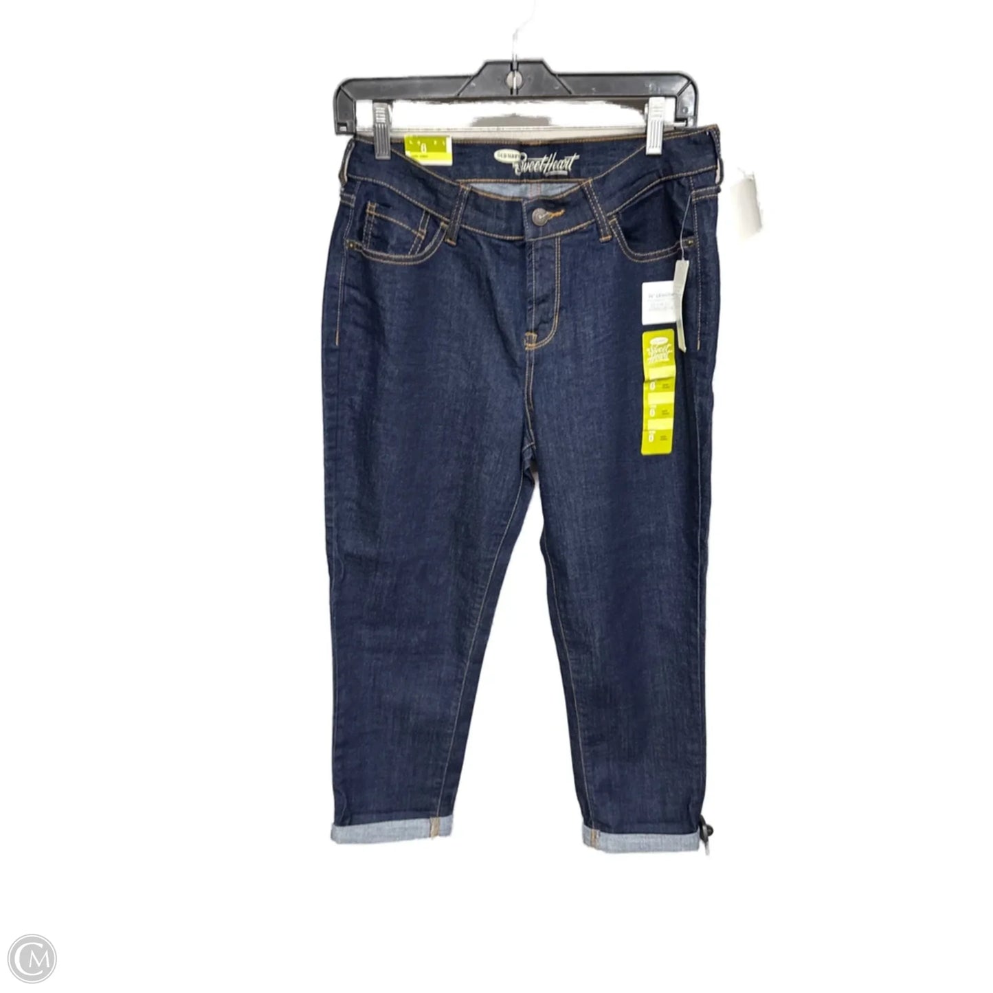 Jeans Cropped By Old Navy In Blue Denim, Size: 6
