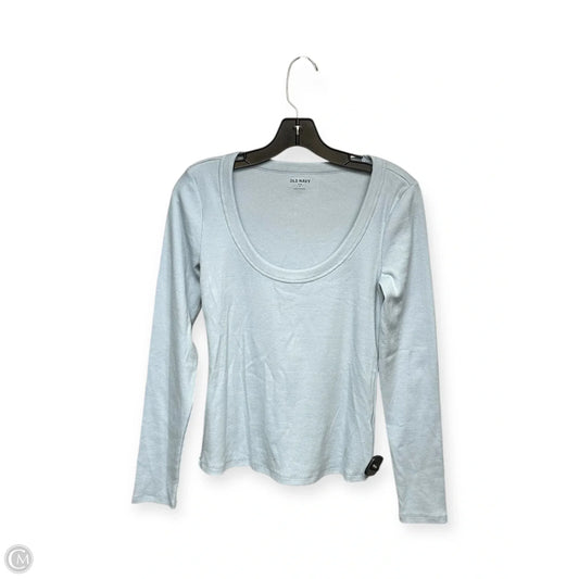 Top Long Sleeve Basic By Old Navy In Blue, Size: M