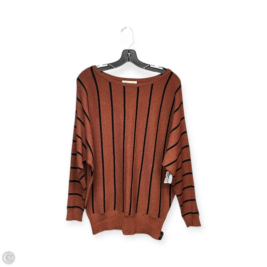 Sweater By Philosophy In Black & Brown, Size: M