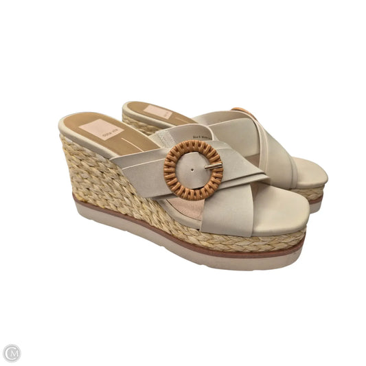 Shoes Heels Wedge By Dolce Vita In Cream, Size: 8
