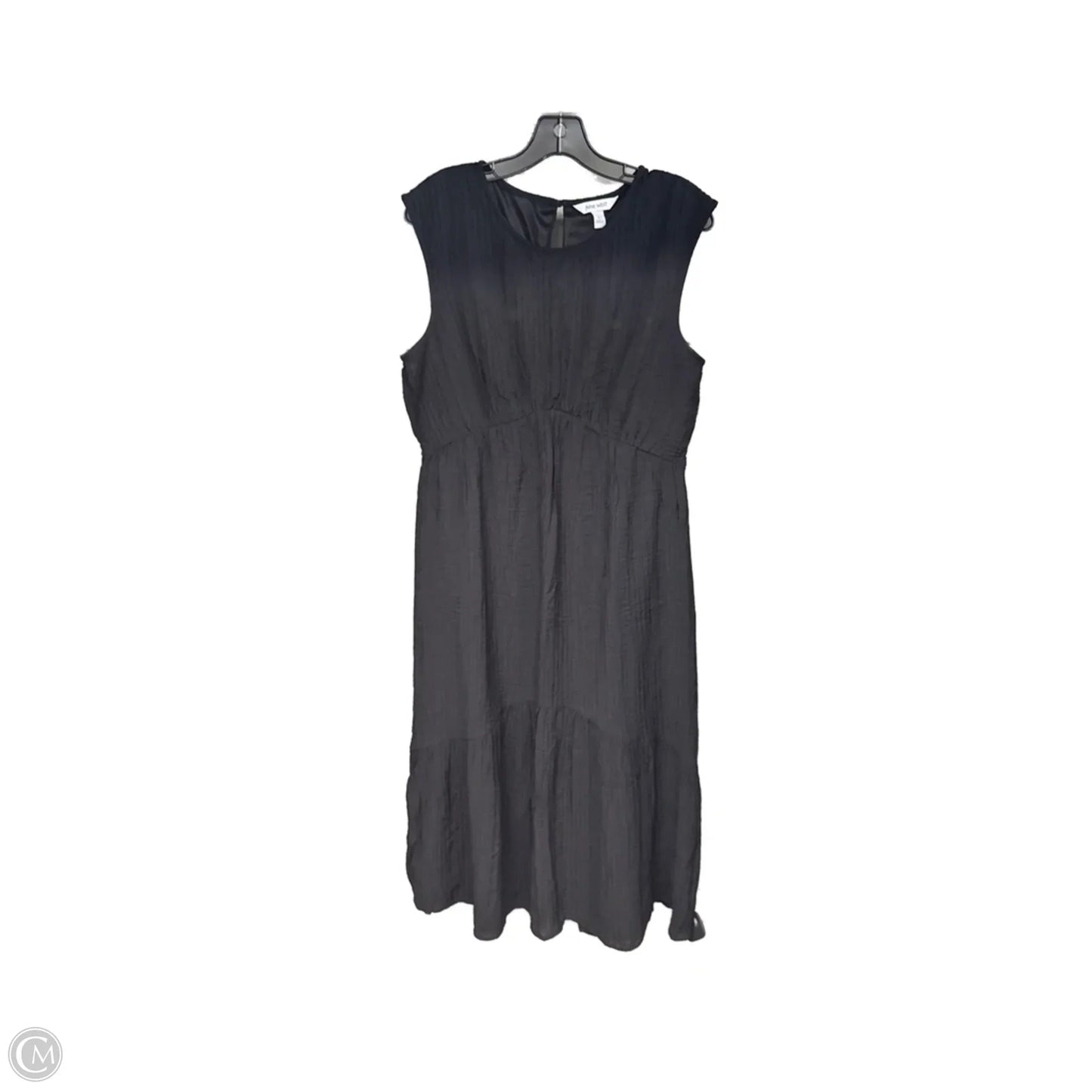 Dress Casual Maxi By Nine West In Black, Size: L