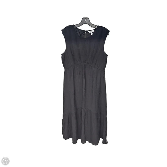 Dress Casual Maxi By Nine West In Black, Size: L