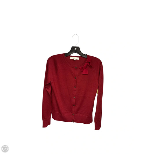 Cardigan By Loft In Red, Size: S