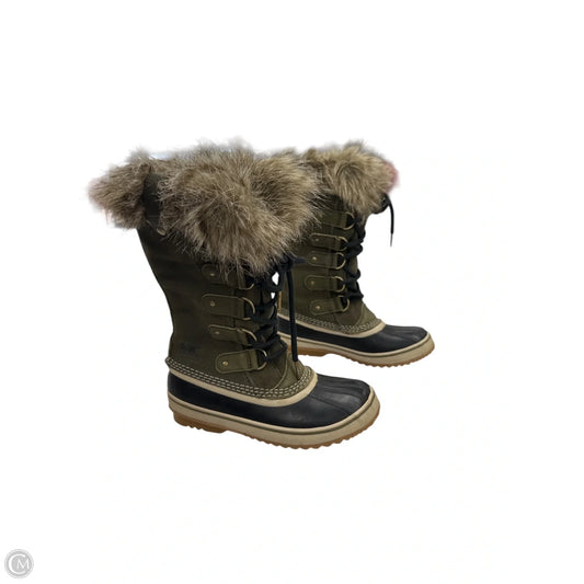 Boots Snow By Sorel In Green, Size: 6.5