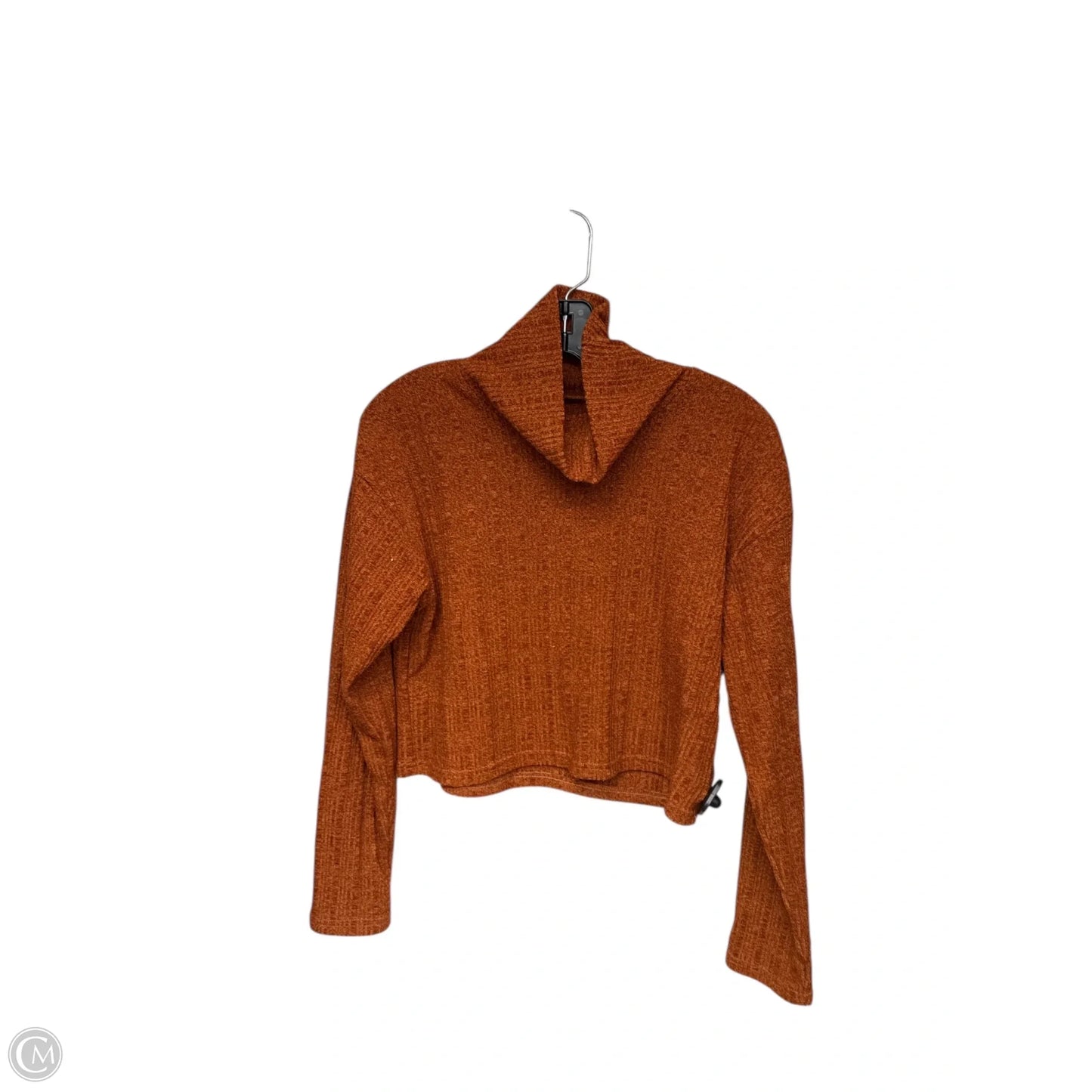 Top Long Sleeve By Shein In Orange, Size: M