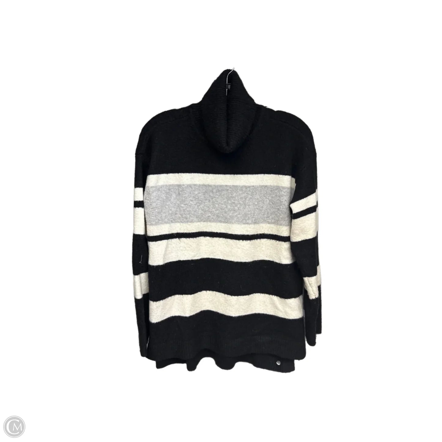 Sweater By Talbots In Black & White, Size: L