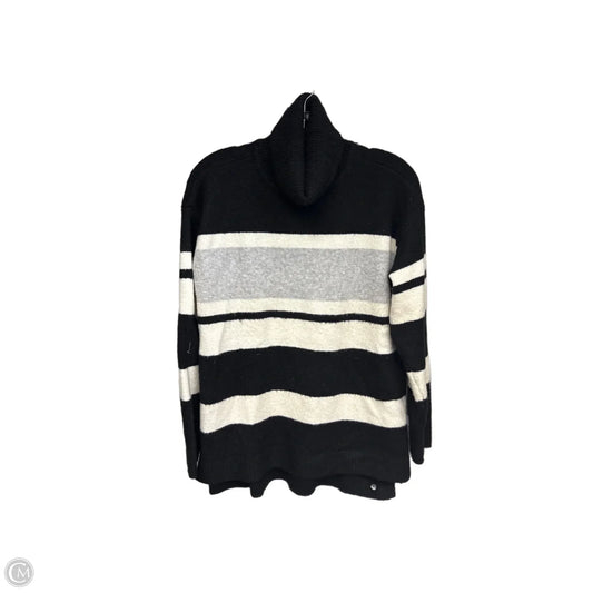 Sweater By Talbots In Black & White, Size: L