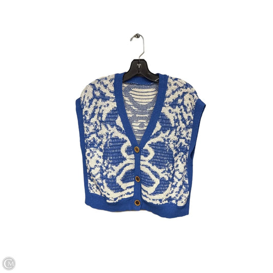Sweater By Shein In Blue & White, Size: S