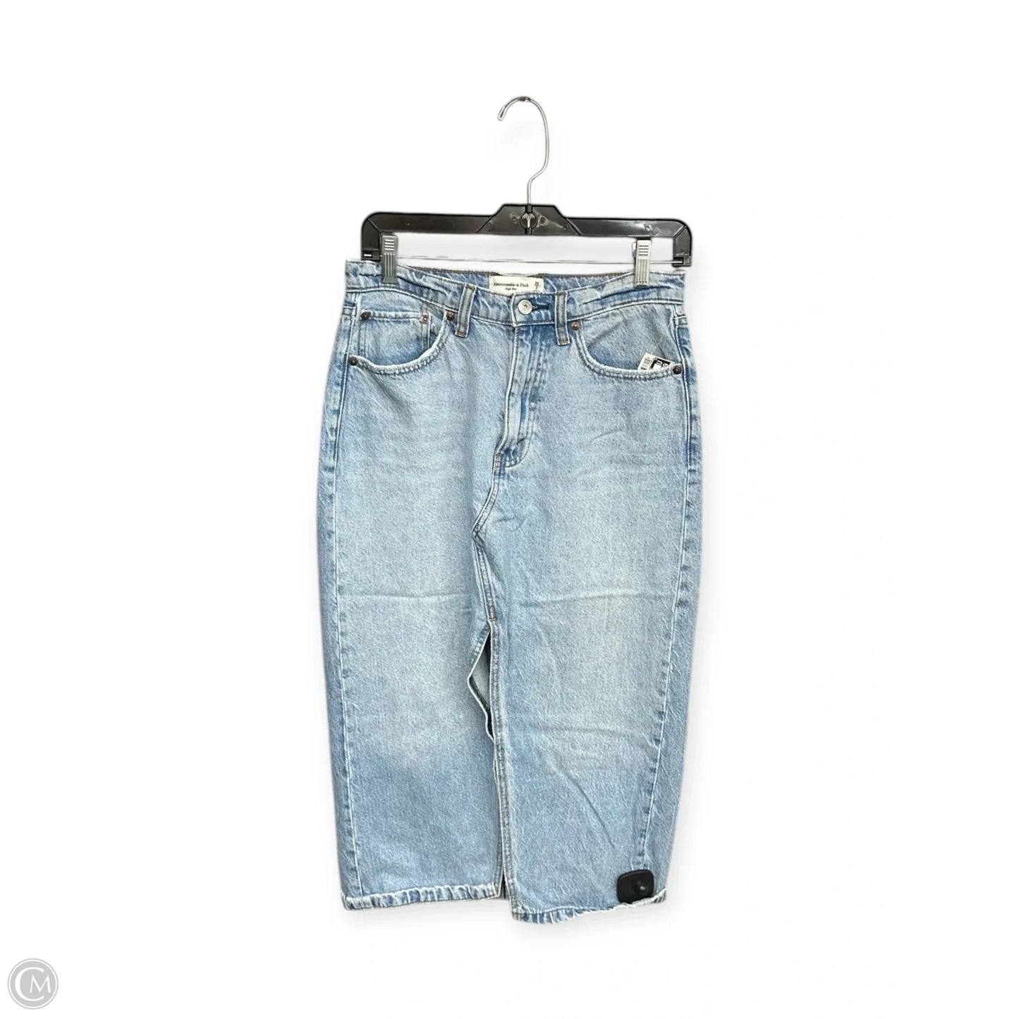 Skirt Maxi By Abercrombie And Fitch In Blue Denim, Size: 2