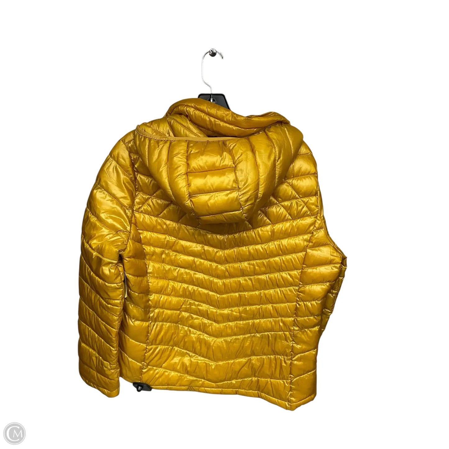 Coat Puffer & Quilted By Calvin Klein In Orange, Size: Xl