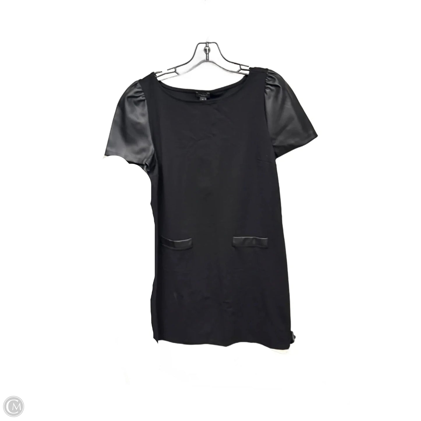Dress Casual Midi By Ann Taylor In Black, Size: M