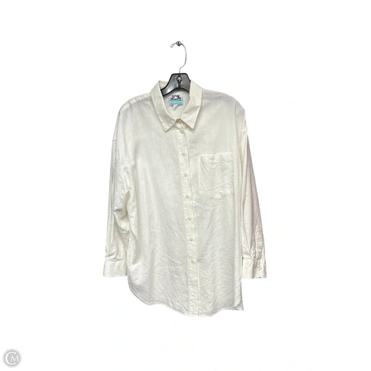 Tunic Long Sleeve By Future Collective In White, Size: M
