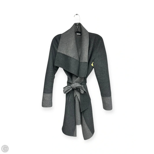 Coat Designer By Diane Von Furstenberg In Grey, Size: Xs