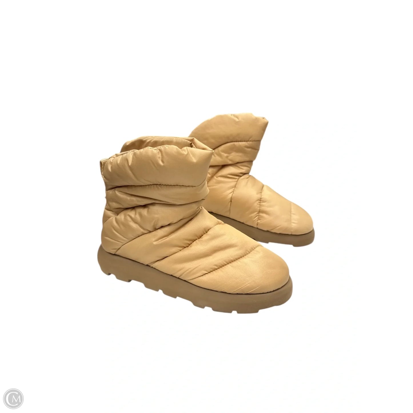 Boots Ankle Flats By piumerstudio In Gold