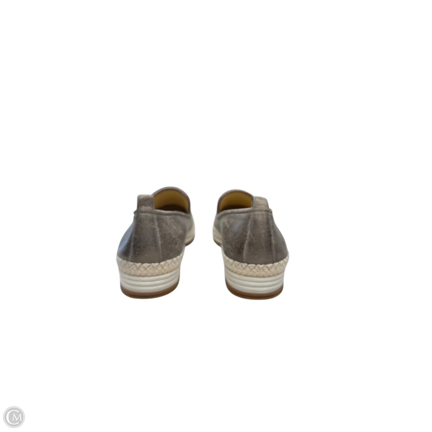 Shoes Flats By Paul Green in Grey & Silver, Size: 10