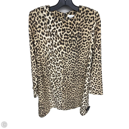 Dress Casual Midi By H&m In Animal Print, Size: M