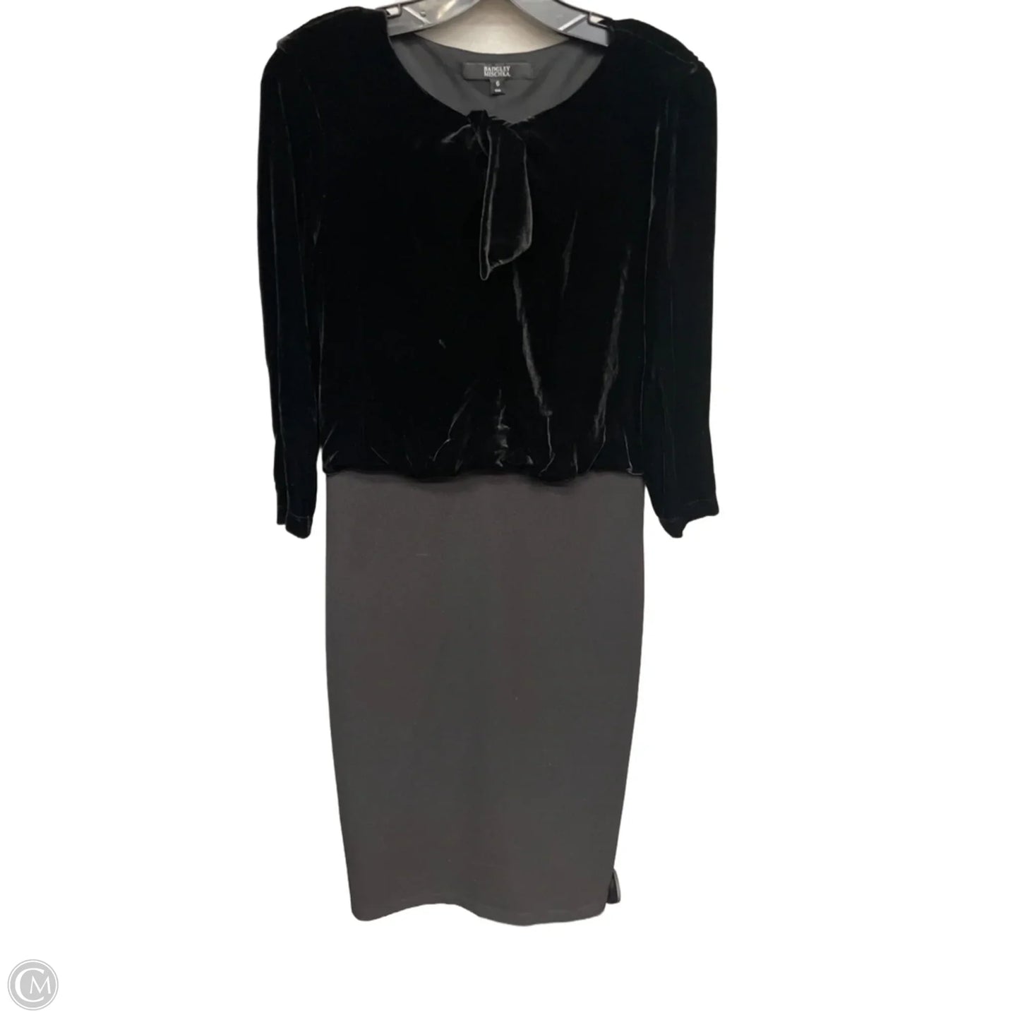 Dress Party Midi By Badgley Mischka In Black, Size: 6