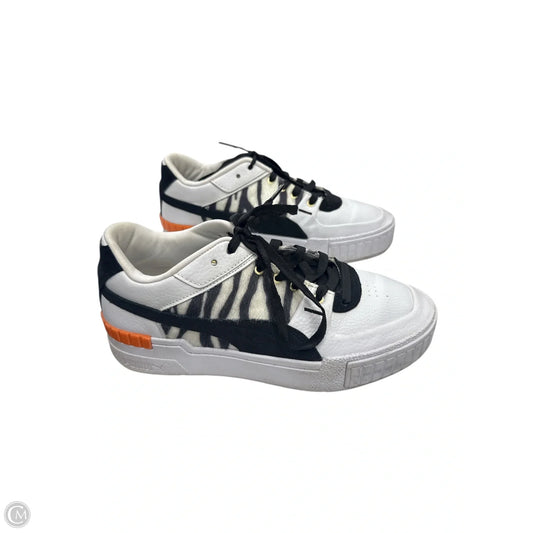 Shoes Athletic By Puma In Zebra Print, Size: 9.5