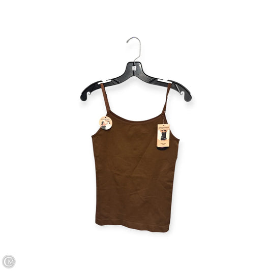 Tank Top By Clothes Mentor In Brown, Size: 2x