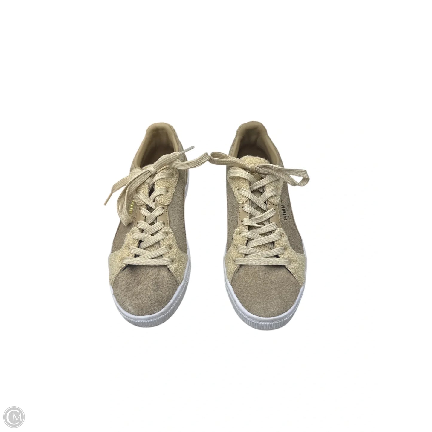 Shoes Athletic By Puma In Tan, Size: 7.5