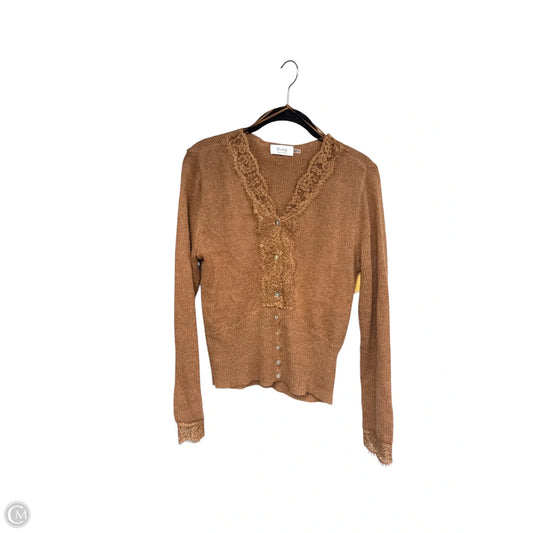 Cardigan By Bluivy In Brown, Size: M