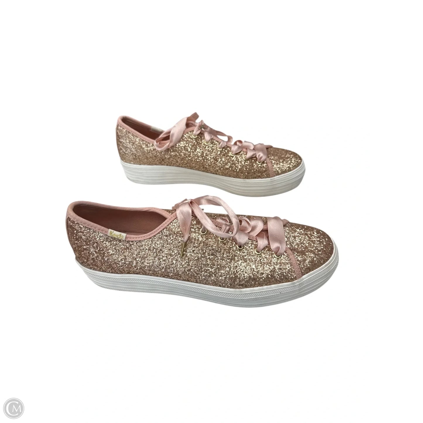 Shoes Sneakers By Keds In Rose Gold, Size: 10