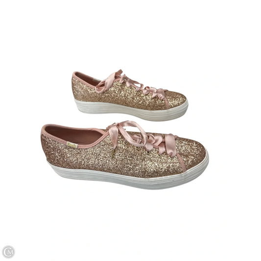 Shoes Sneakers By Keds In Rose Gold, Size: 10