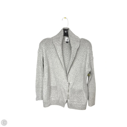 Sweater Cardigan By Cabi In Grey, Size: Xs