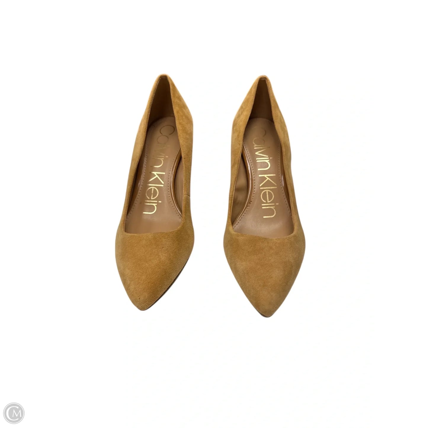 Shoes Heels Stiletto By Calvin Klein In Brown, Size: 7