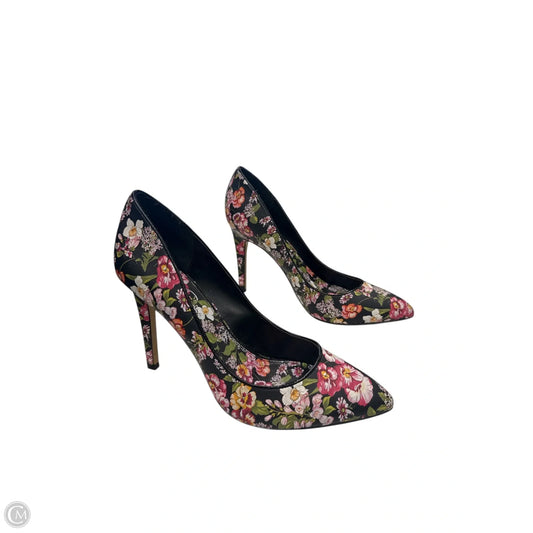 Shoes Heels Stiletto By Jessica Simpson In Floral Print, Size: 9.5