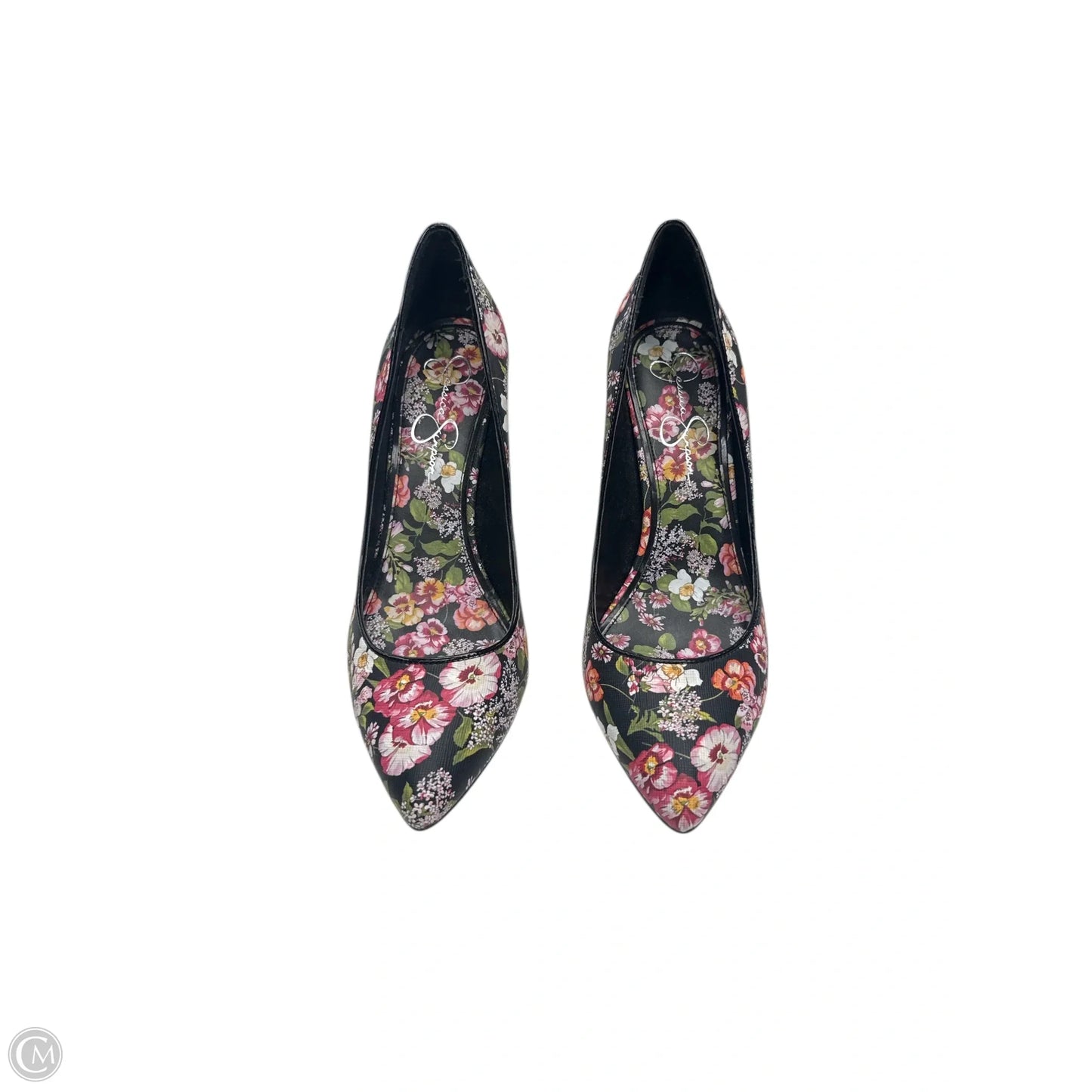 Shoes Heels Stiletto By Jessica Simpson In Floral Print, Size: 9.5