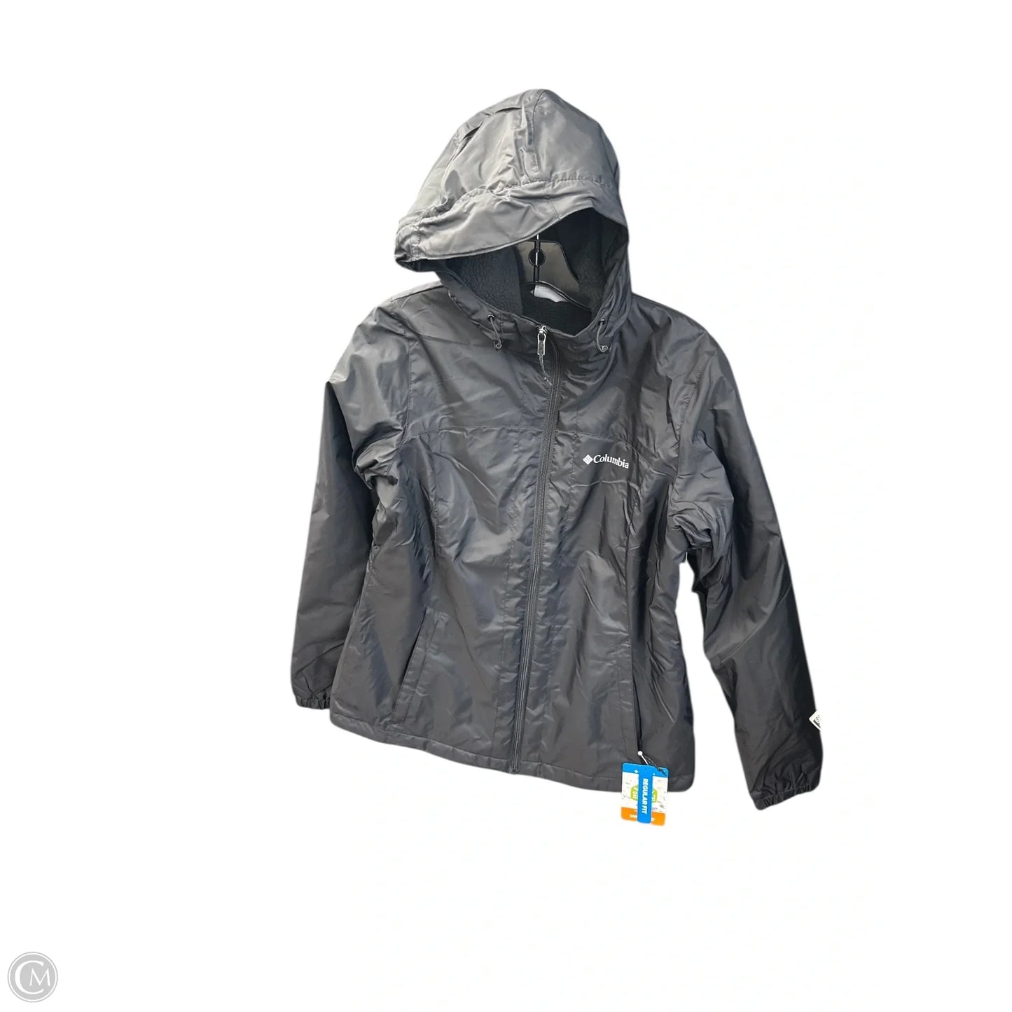 Jacket Windbreaker By Columbia In Black, Size: S