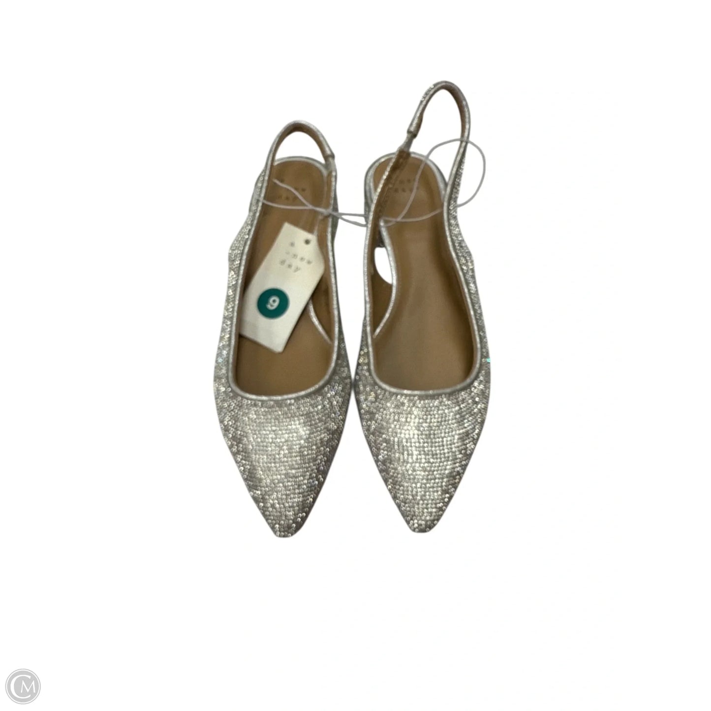 Shoes Flats By A New Day In Silver, Size: 9