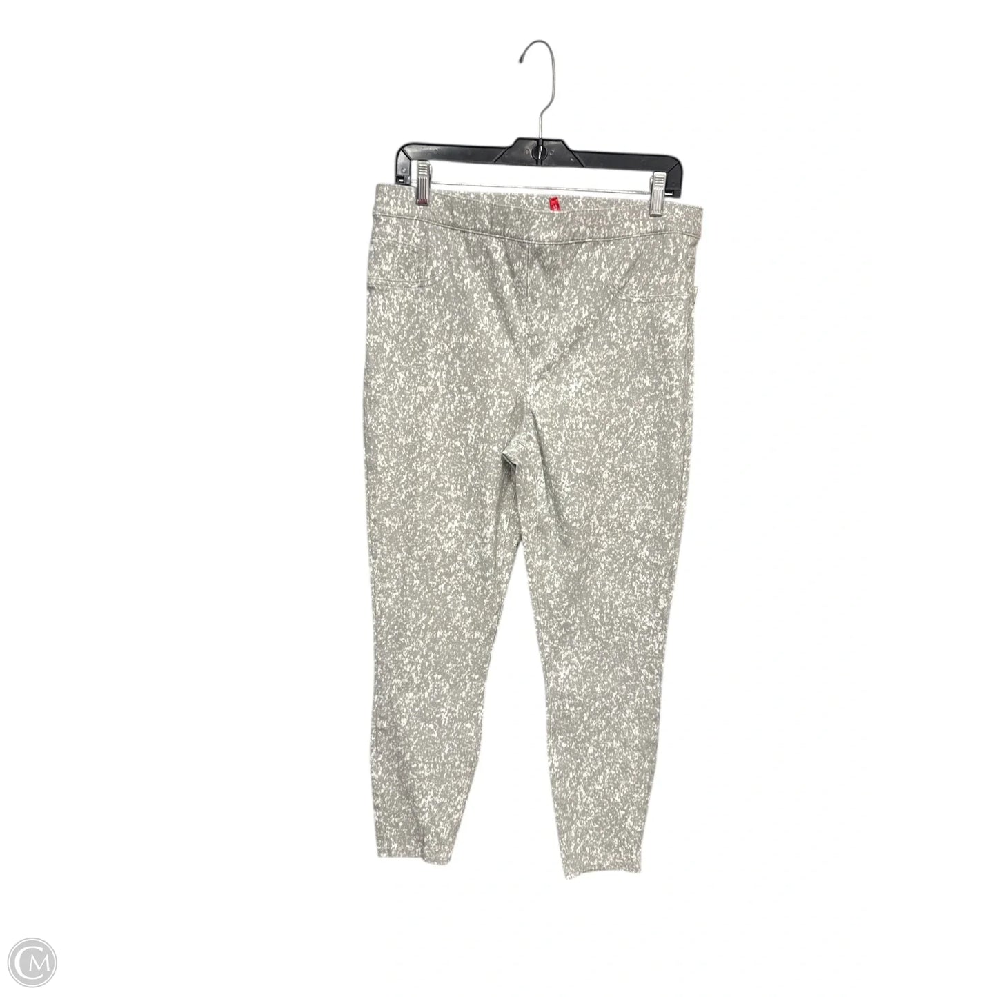 Pants Leggings By Spanx In Grey & White, Size: Xl