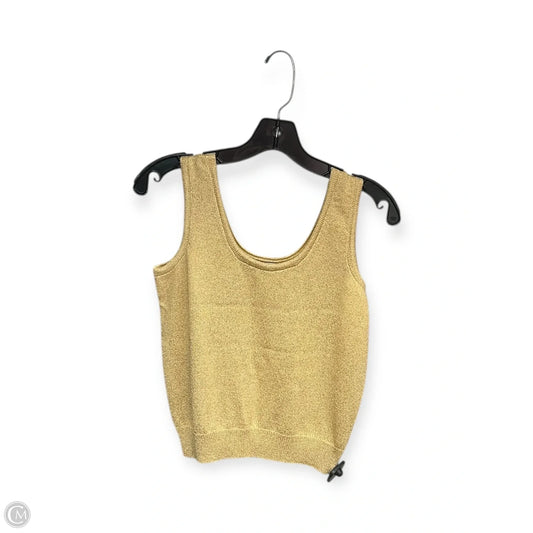 Top Sleeveless By St. John In Gold, Size: S