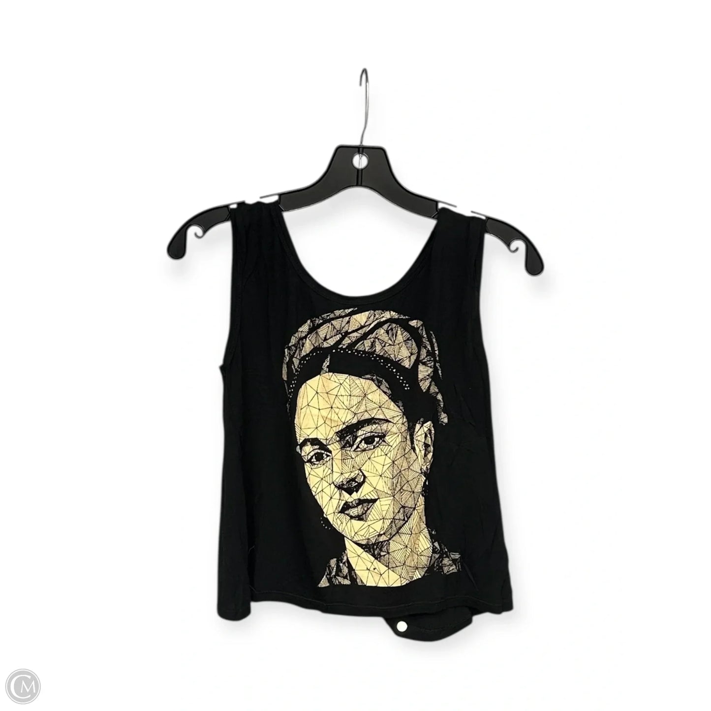 Tank Top By Clothes Mentor In Black & Cream, Size: S
