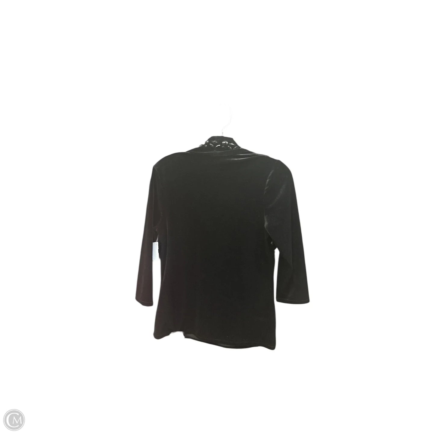 Top 3/4 Sleeve By White House Black Market In Black, Size: S