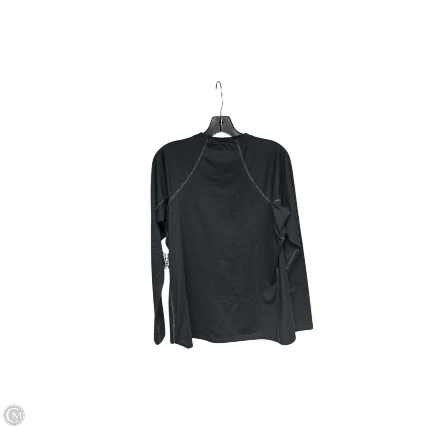 Athletic Top Long Sleeve Crewneck By Columbia In Black, Size: Xl