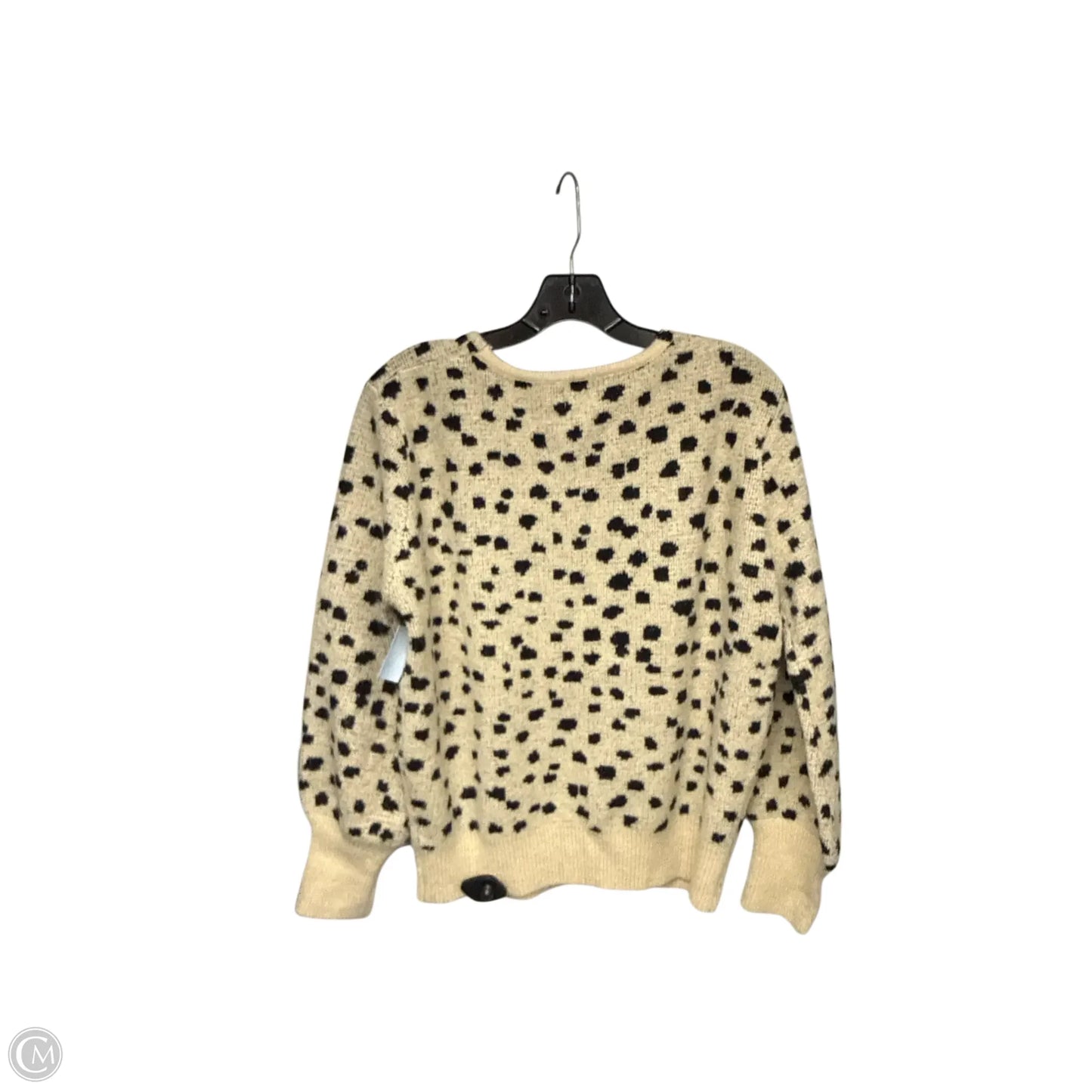 Sweater By Dee Elly In Polkadot Pattern, Size: M