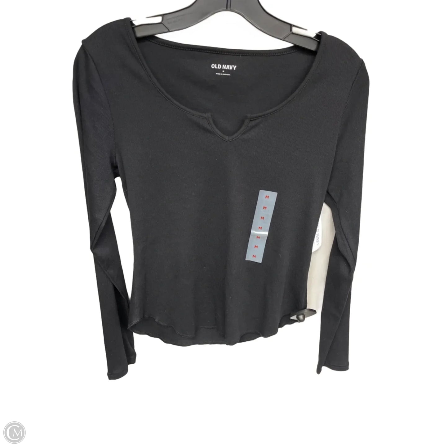 Top Long Sleeve By Old Navy In Black, Size: M