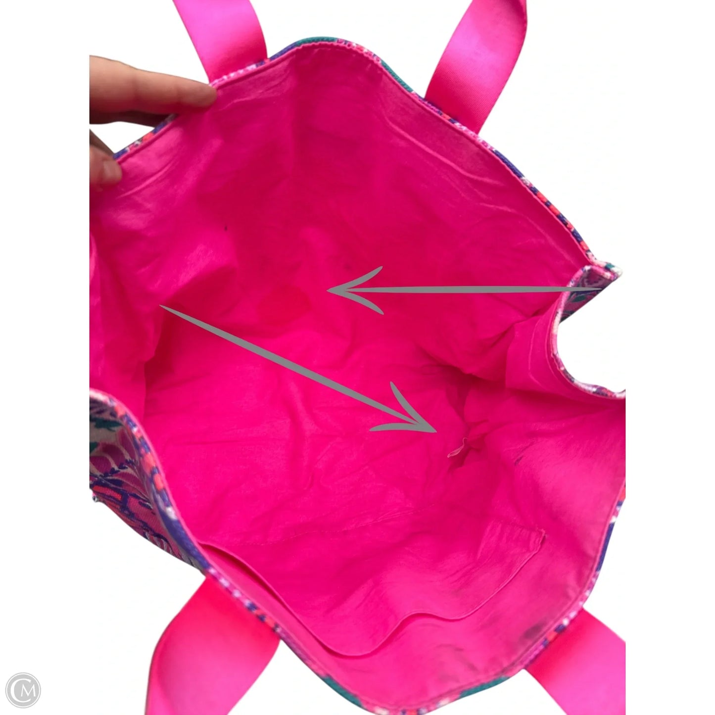 Tote Designer By Lilly Pulitzer, Size: Large