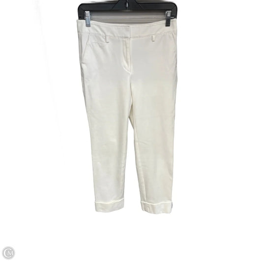 Pants Cropped By White House Black Market In Cream, Size: 0