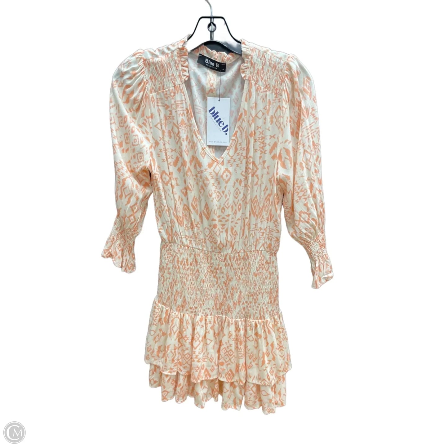 Dress Casual Midi By Blue B In Orange, Size: S