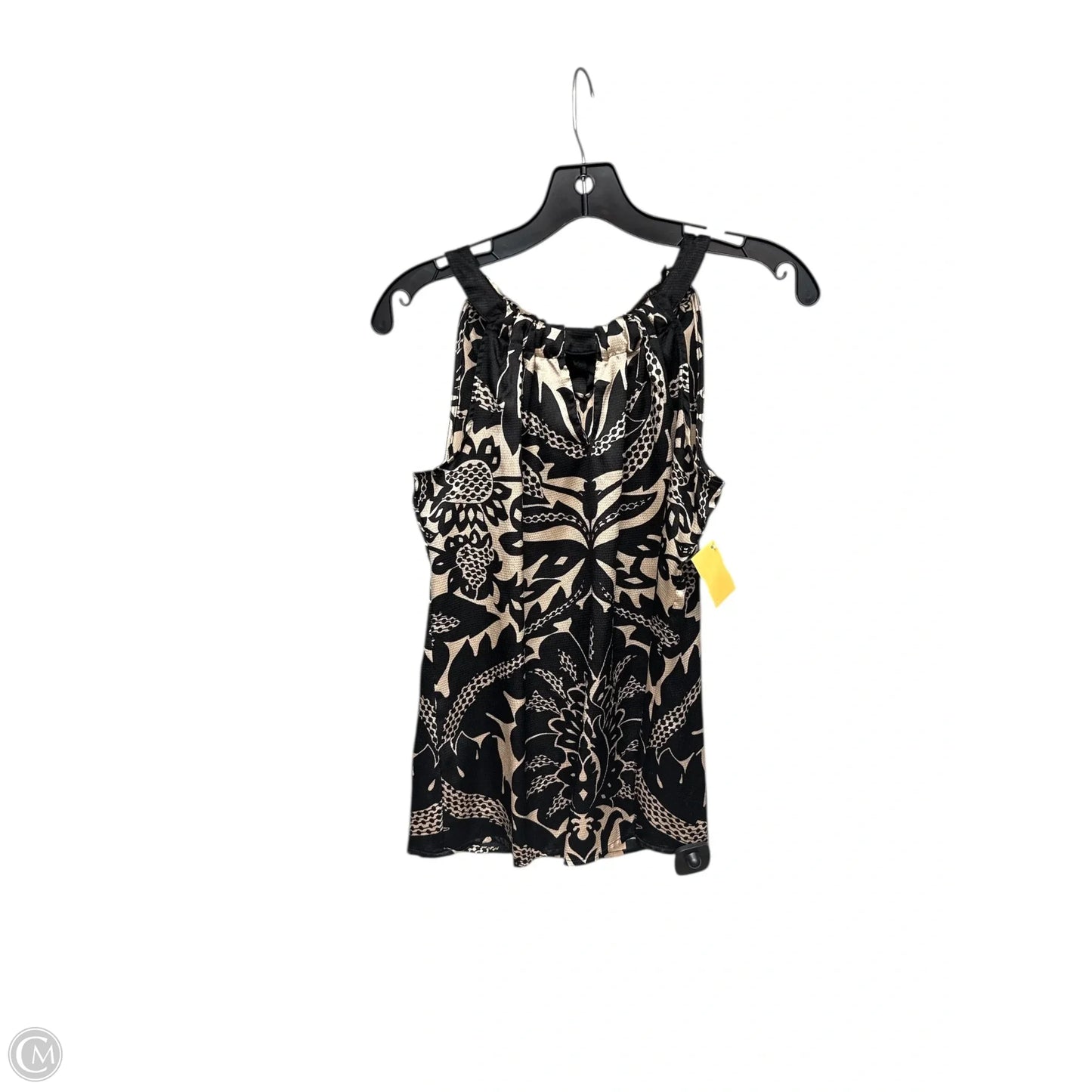 Top Sleeveless By Limited In Black & Cream, Size: Xs