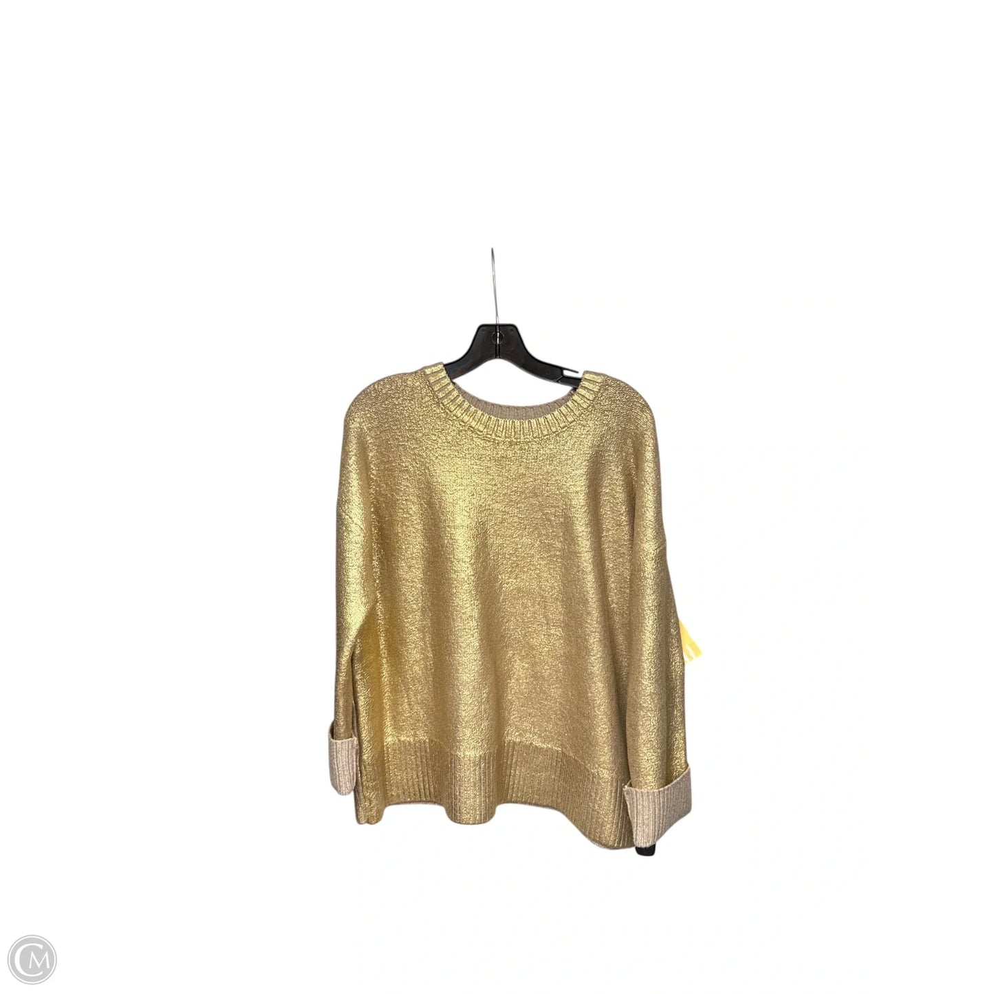 Sweater By Loft In Gold, Size: M