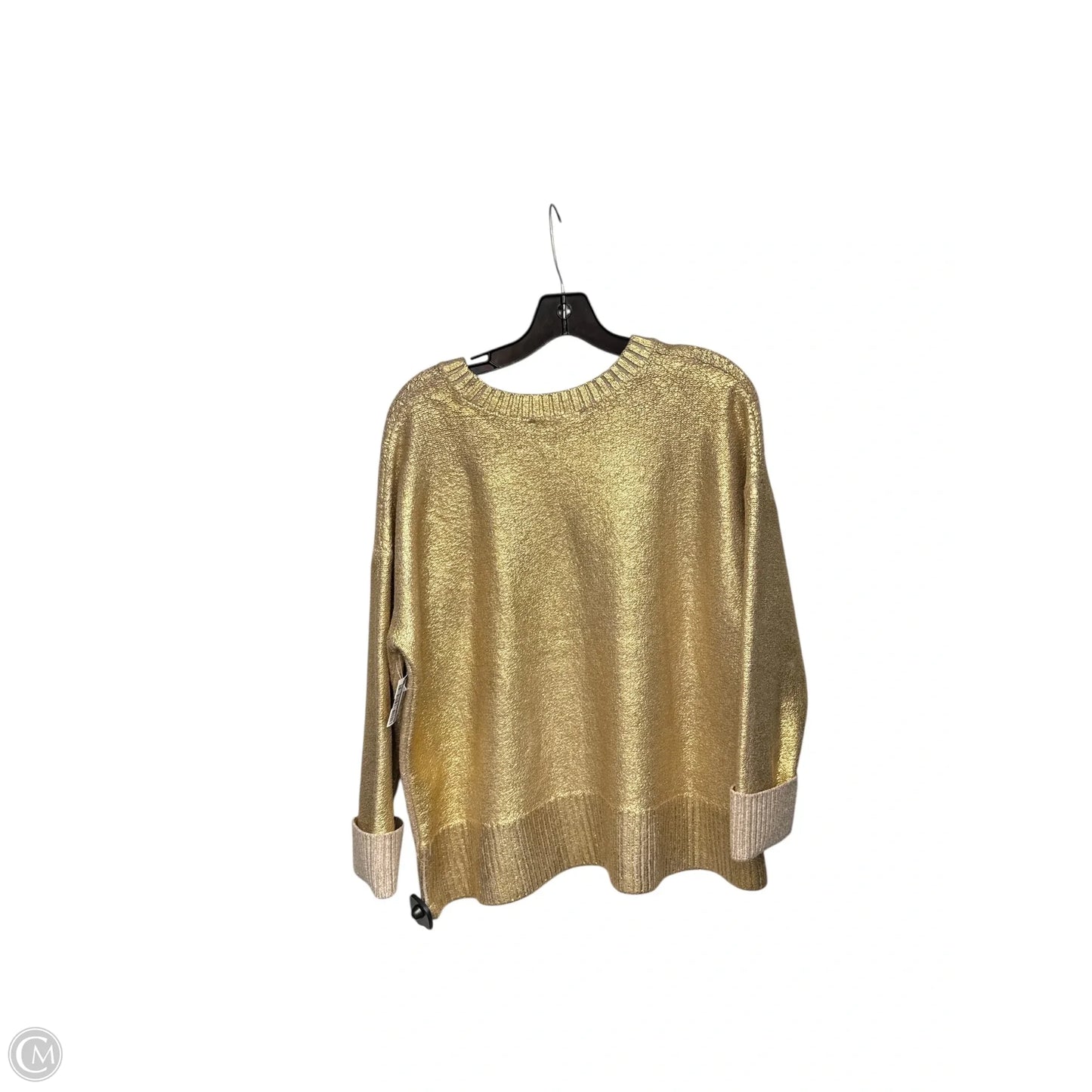 Sweater By Loft In Gold, Size: M